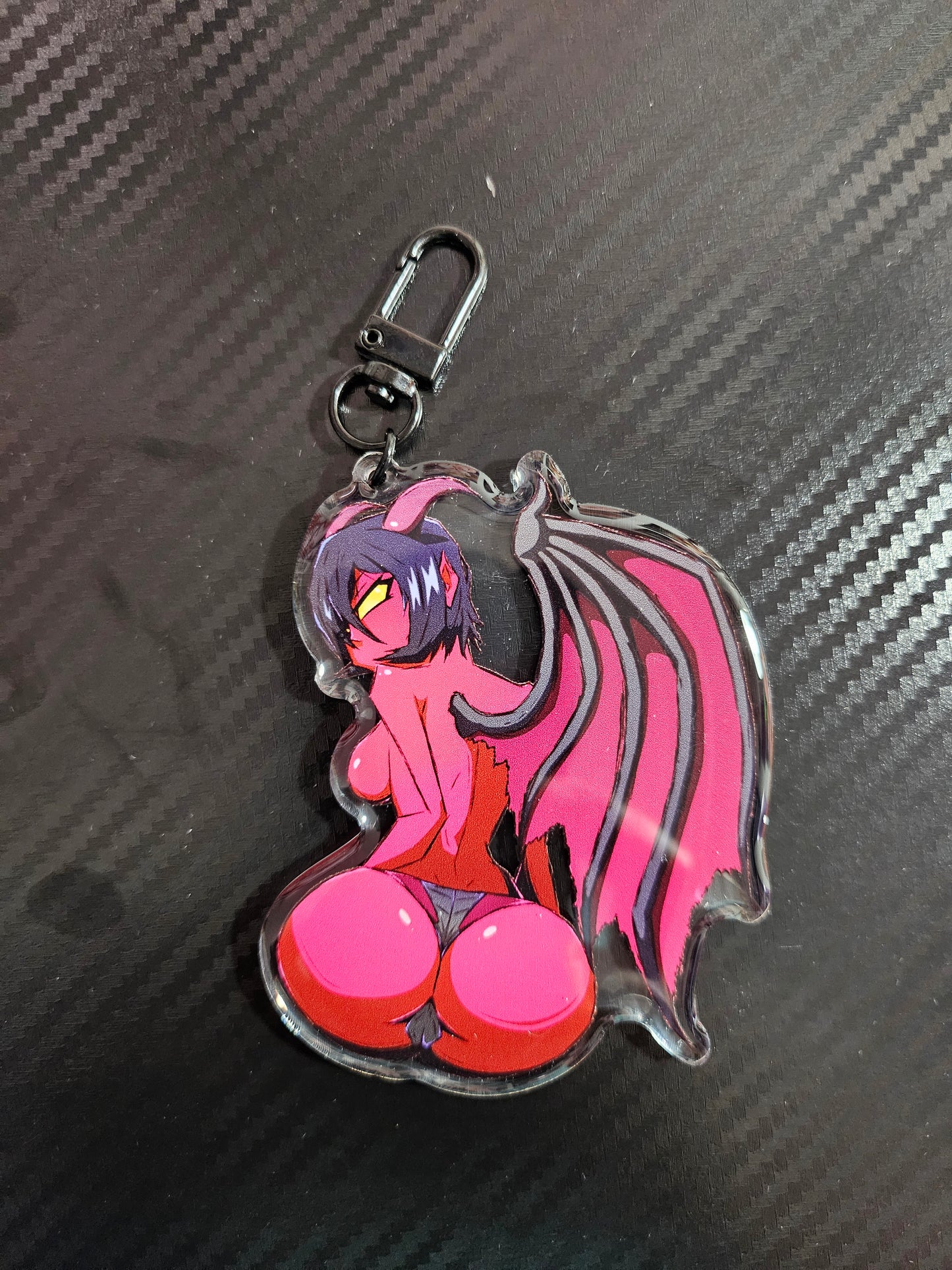 Thicc Waifus Angel and Devil Double Sided Acrylic Keychains (Limited Supply)