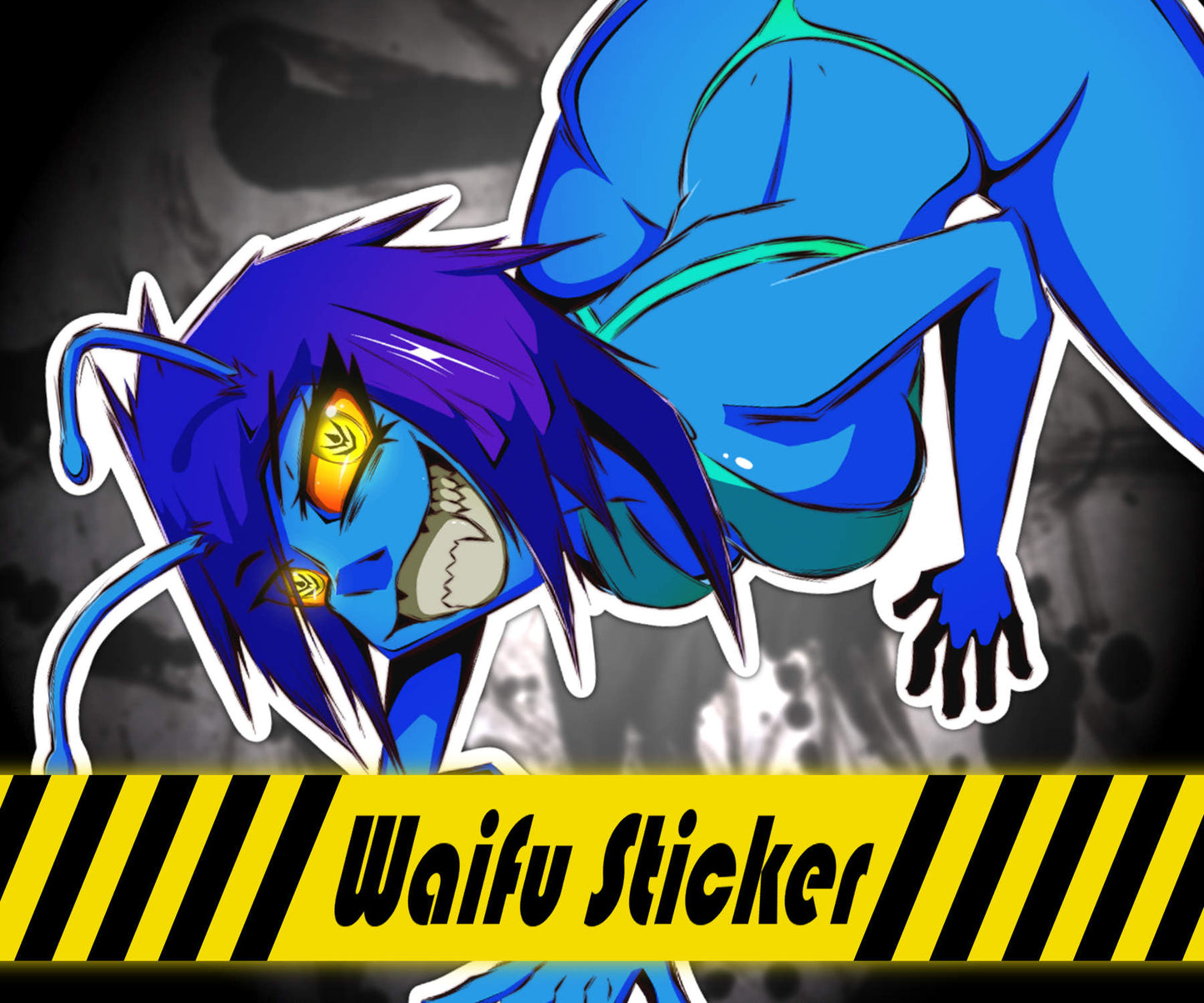 Sexy Alien Visitor Azula Sticker