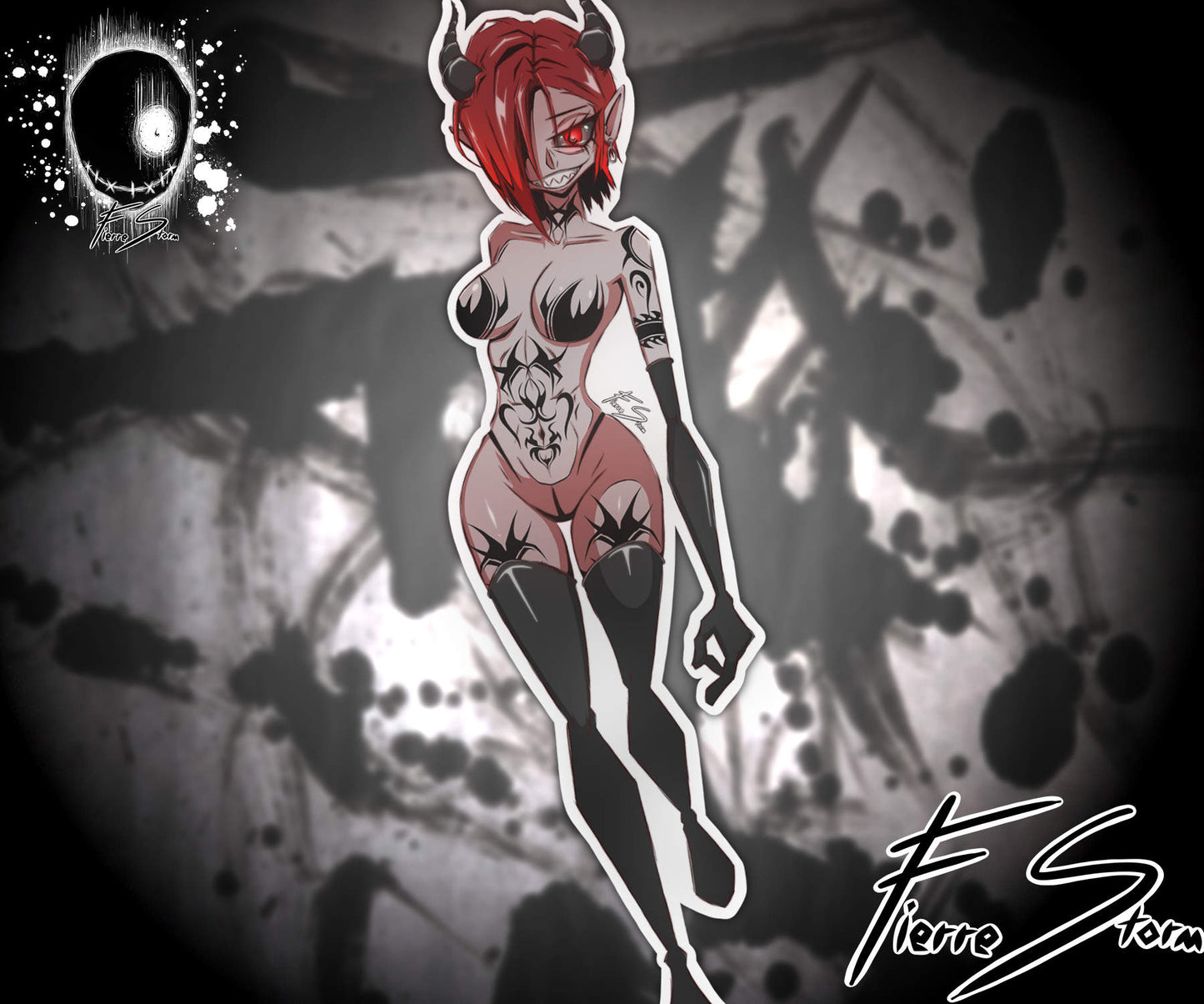 Sexy Witch Of The Cosmos Bellunova The Devourer 6 in. Sticker