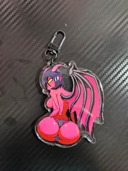 Thicc Waifus Angel and Devil Double Sided Acrylic Keychains (Limited Supply)