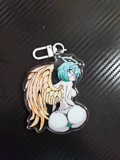 Thicc Waifus Angel and Devil Double Sided Acrylic Keychains (Limited Supply)