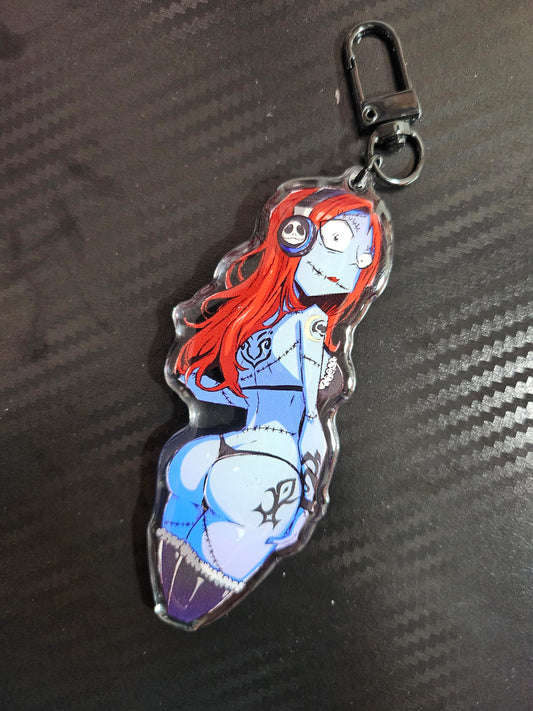 Nightmare Tattooed Sally Double Sided Acrylic Keychain (Limited Supply)