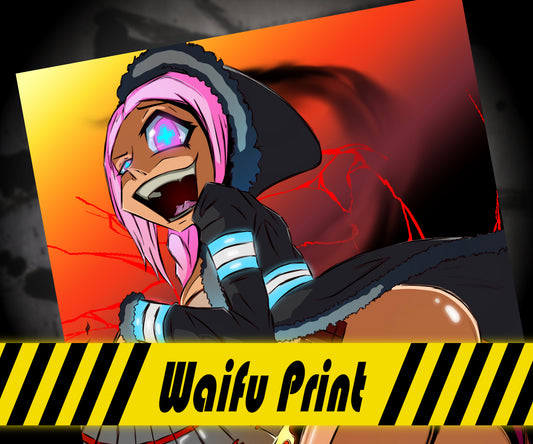 Thicc Fire Force Captain Hibana High Quality 11" x 17" Glossy Photo Paper Print