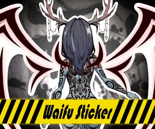 Cryptid Wendigo Sticker