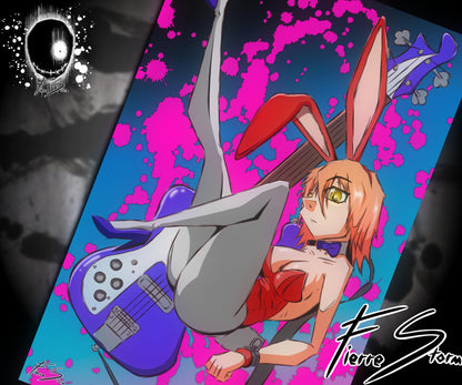 FLCL Bunny Suit Haruko High Quality 11" x 17" Glossy Photo Print