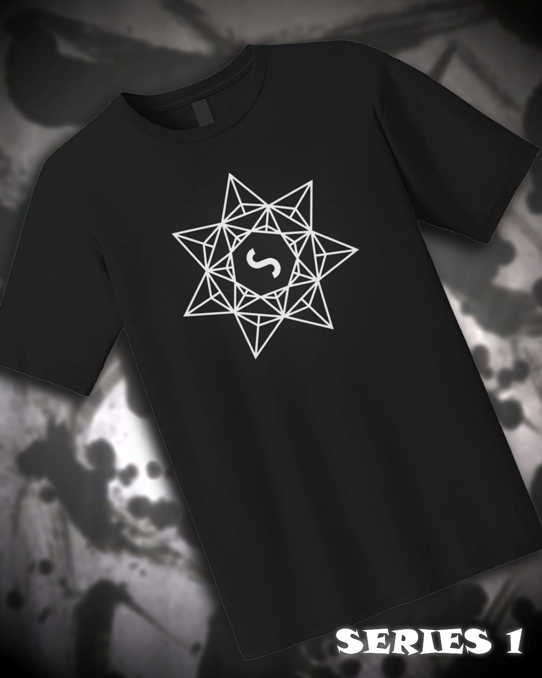 "ShadowStar | Series 1: The Original" -- Black Short Sleeve Heavy Cotton Shirt