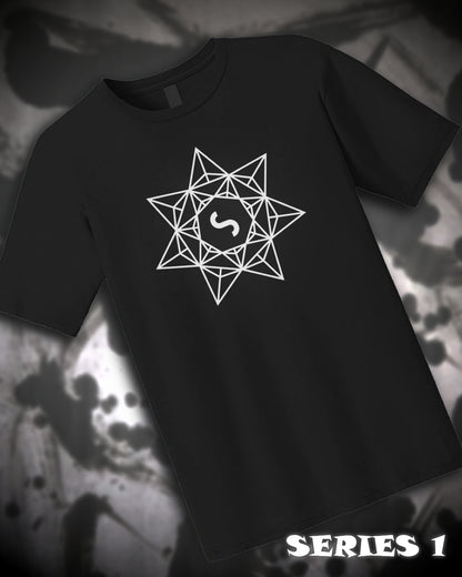 "ShadowStar | Series 1: The Original" -- Black Short Sleeve Heavy Cotton Shirt